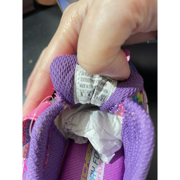 Lot Of 3 Toddler Girls Sneakers Boots Polo Sketchers Circo Sz 5 - 6 Pink Purple - Picture 5 of 16